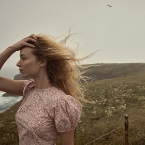 Doen Dia Dress in Rouge Cottage Ivy Floral—SOLD OUT NWT